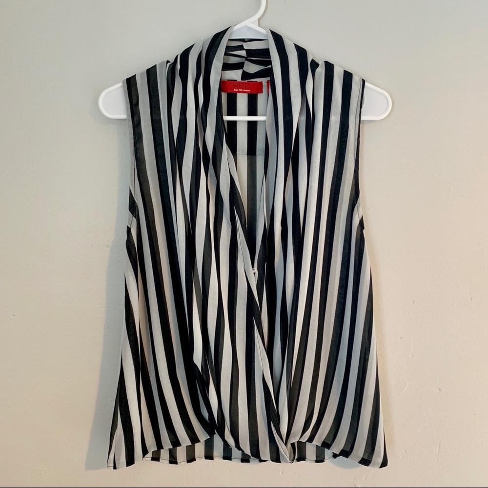 Saks Striped Blouse